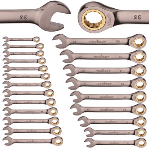HORUSDY 6-32mm Nickel Plating Ratchet Spanner