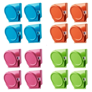 Multicolor Magnetic Spring Clamp Set