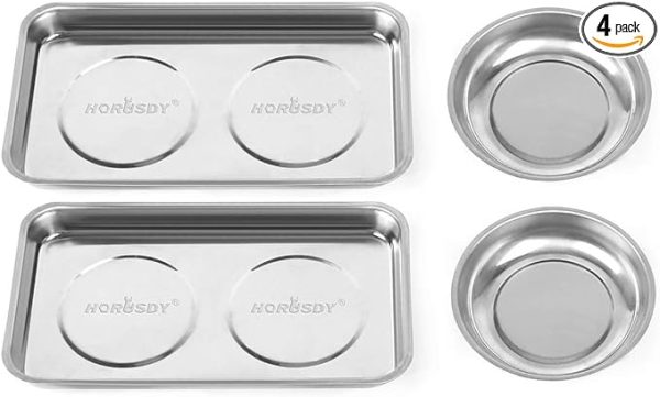 HORUSDY 4-Piece Magnetic Parts Tray Set - SDY-97864