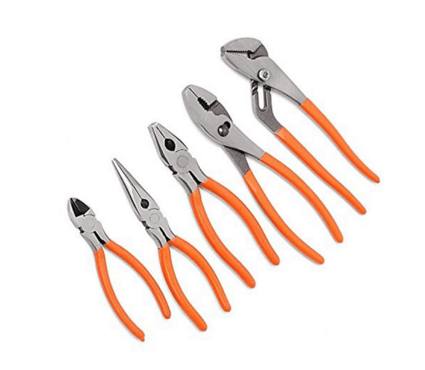 5-Piece Heavy-Duty Plier Set