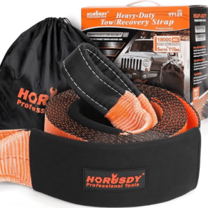 HORUSDY Heavy Duty Recovery Leash 4" x 20' - 40 lb Breaking Strength