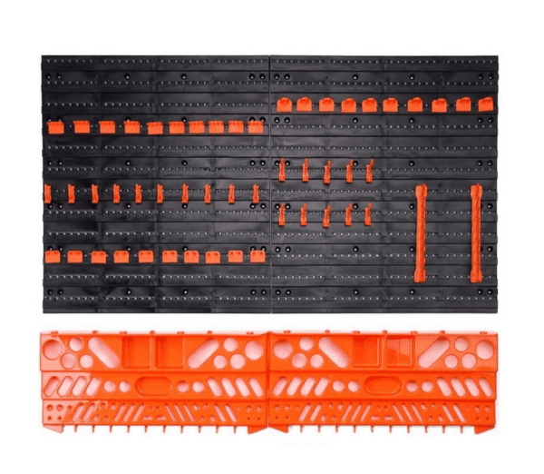 HORUSDY 52-Piece Wall Mounted Tool Storage Rack