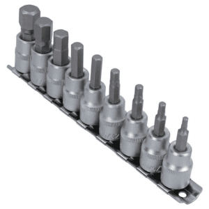 HORUSDY 9-Piece Hex Bit Socket Set