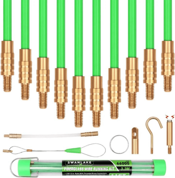 3.3m Fiberglass Electricians Push Pull Rods