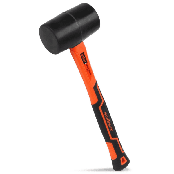 HORUSDY 450g Rubber Double-Faced Hammer