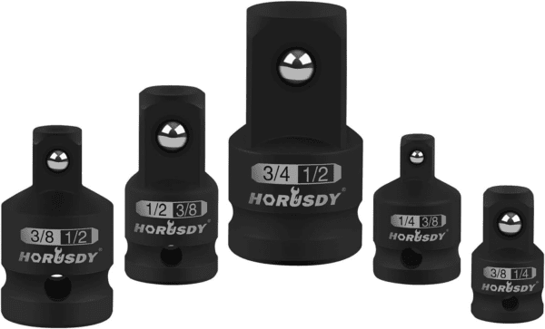 HORUSDY 5 Piece Impact Adaptor & Reducer Set - SDY-87000